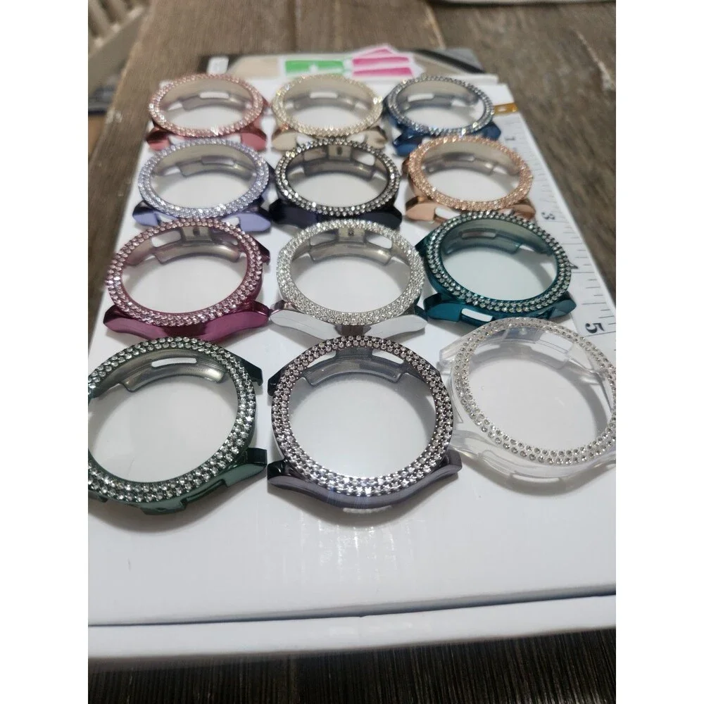 RICHONE 12-Pack Bling Glitter Case + Screen Protector Samsung Galaxy Watch6 40mm